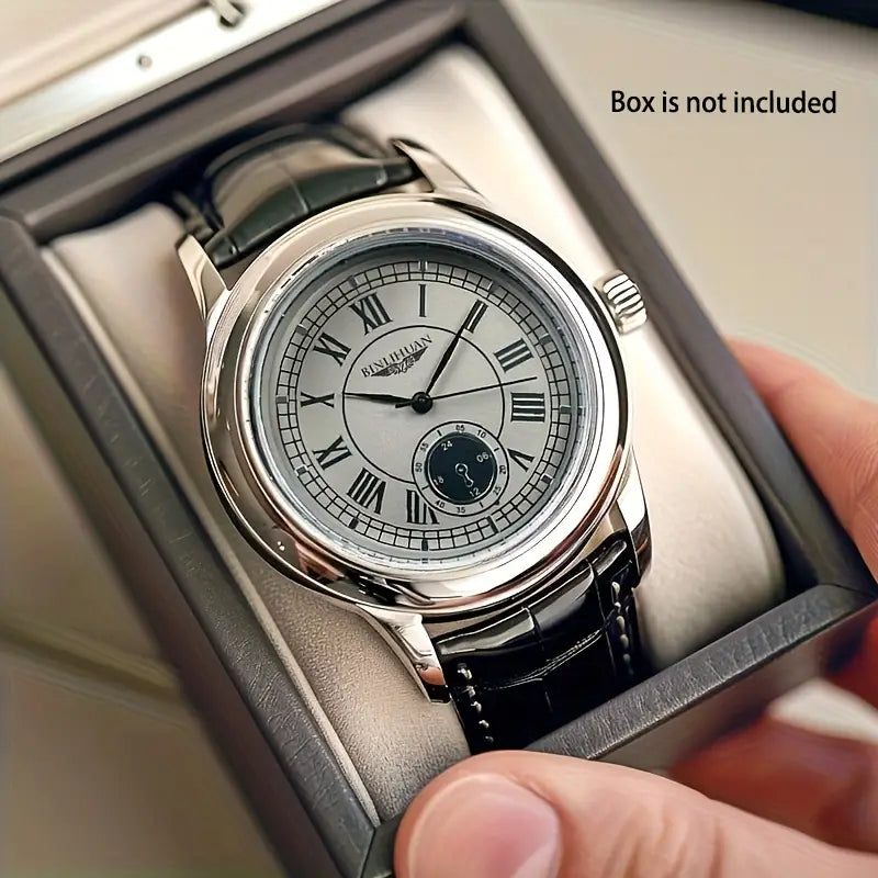 Genuine New Watch Men's Student Waterproof Simple Fashion Korean Style Business Classic Quartz Wristwatch High-End Handsome