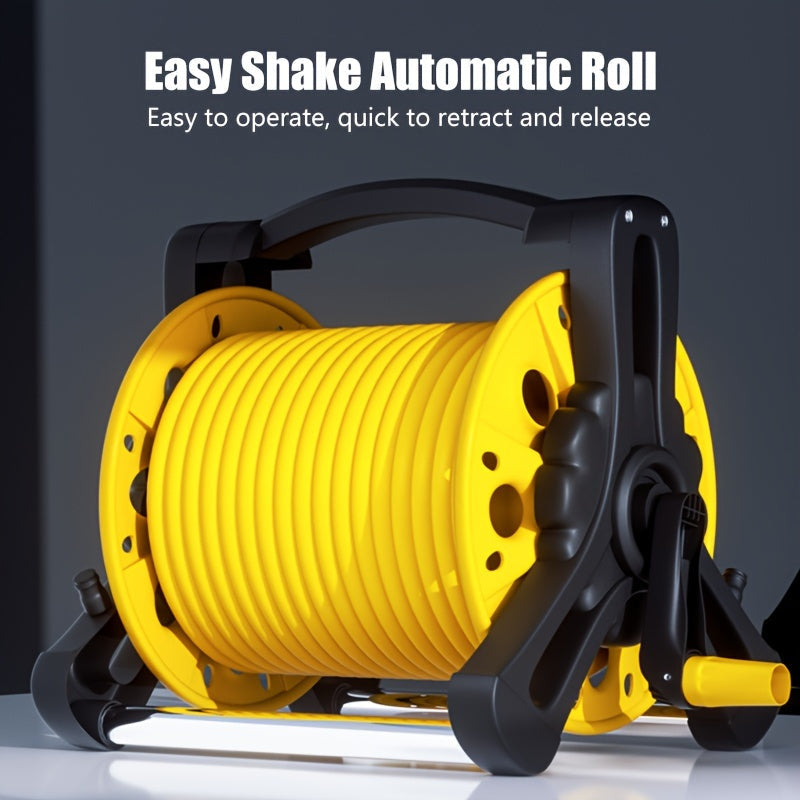 Garden Hose Storage Cart with Handle-1