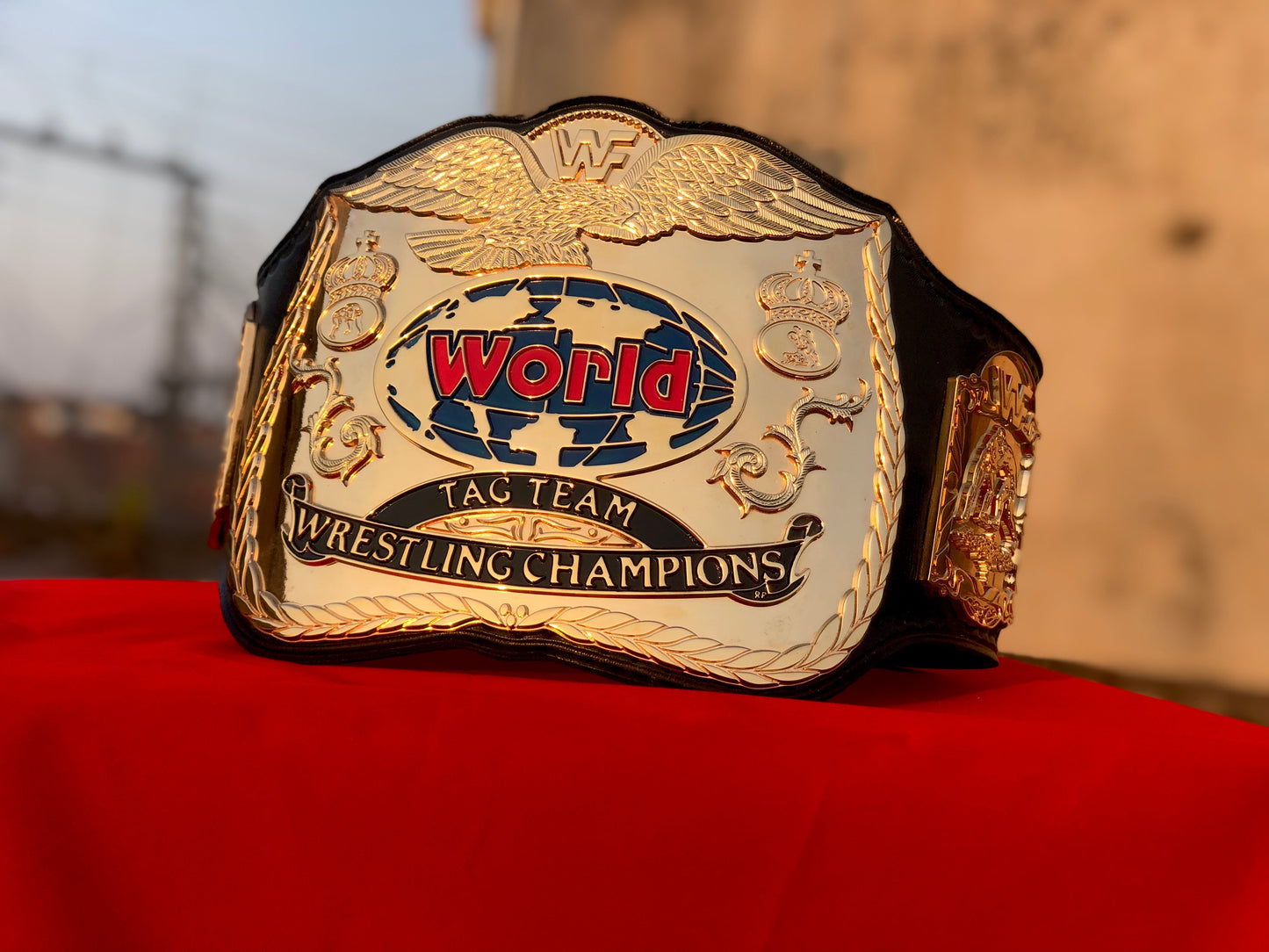 WWF Premium World Tag Team CNC Championship Belt-2