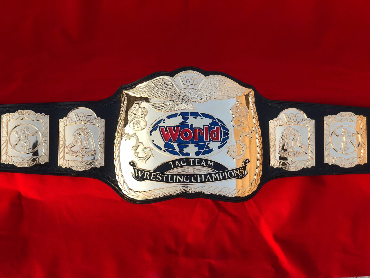 WWF Premium World Tag Team CNC Championship Belt-4