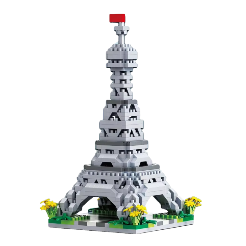 Micro Brick City Tower Puzzle for Kids and Adults-0
