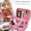 【Limited Sale】 Kid's Makeup Toy Set Washable Cosmetic Beauty Set With Cosmetic Bag For Little Girls Princess Birthday Present Gif 【Fast delivery】
