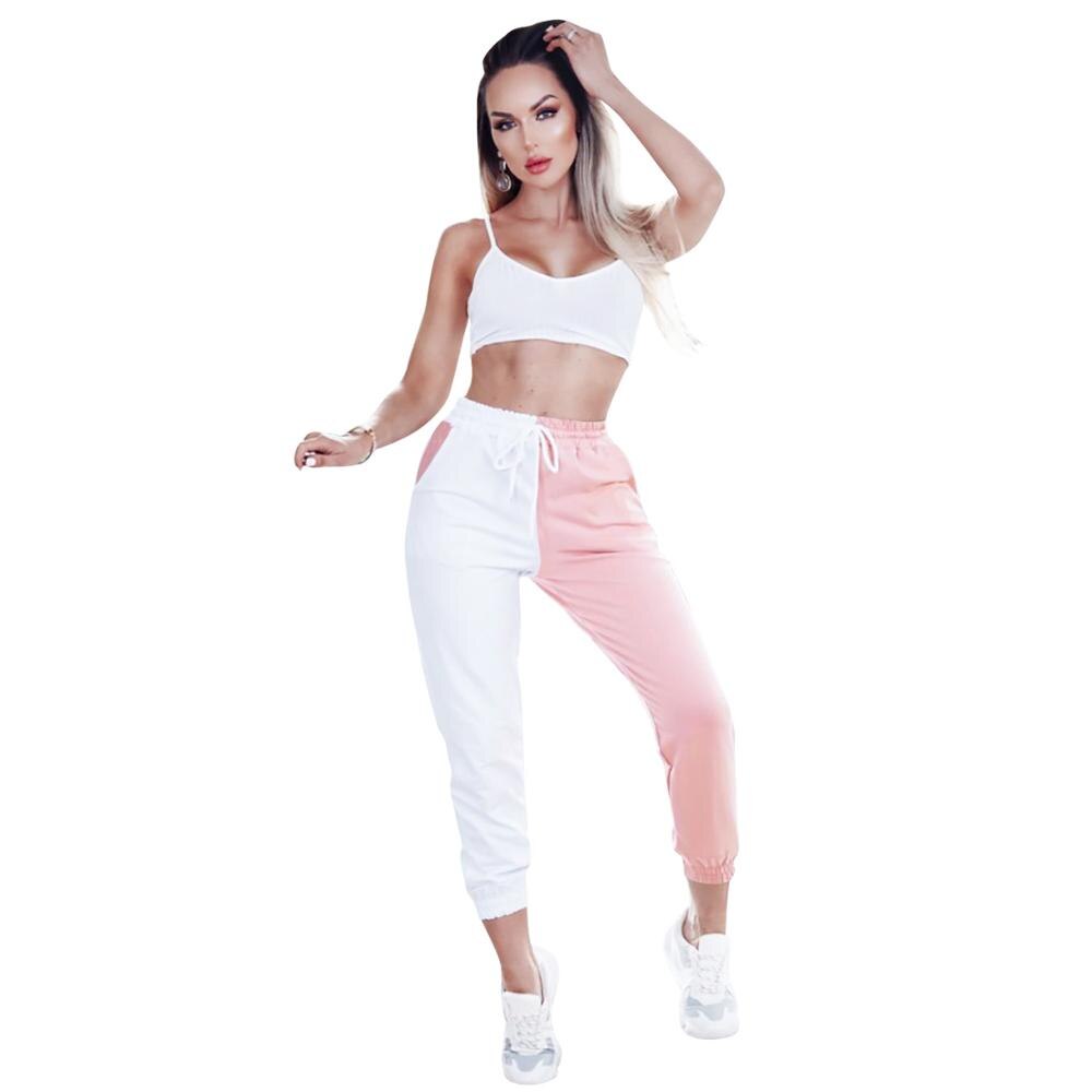 Autumn Patchwork Sports Wear For Women Gym Pencil Leggings Pants Fashion Running Fitness Energy Jogging Trousers Tracksuit