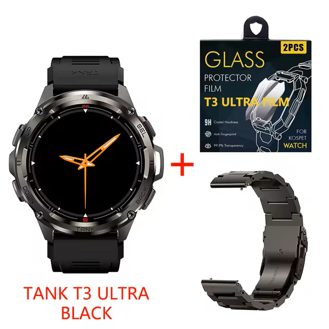 NNEOBA Ultra GPS Smart Watch  – 470mAh Digital Fitness Tracker with Bluetooth-1