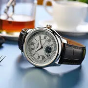 Genuine New Watch Men's Student Waterproof Simple Fashion Korean Style Business Classic Quartz Wristwatch High-End Handsome
