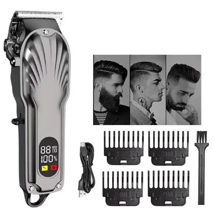 NNEOBA Hair Clipper And Beard Trimmer USB Cordless Tool for Men Black