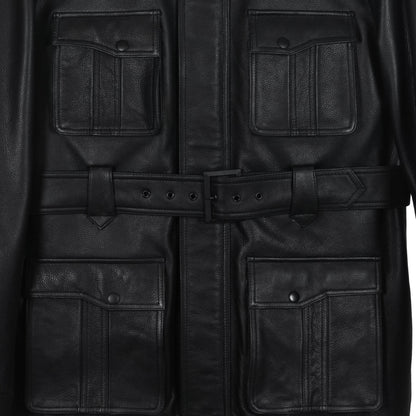 Classic Utility Quilted Leather Jacket-3