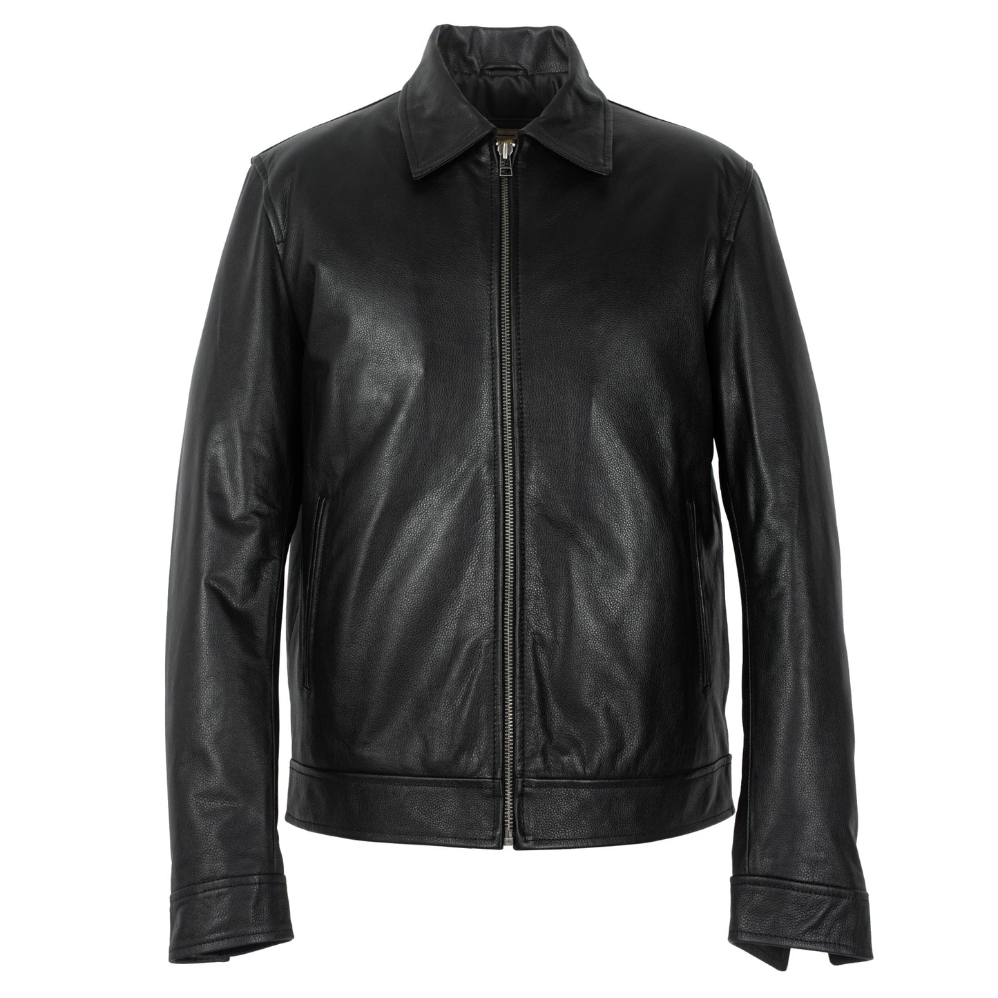 Classic Zip-Up Bomber Jacket-0