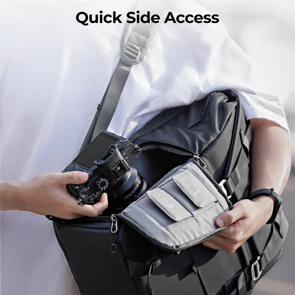 NNEOBA Camera Backpack for Camping Black-4