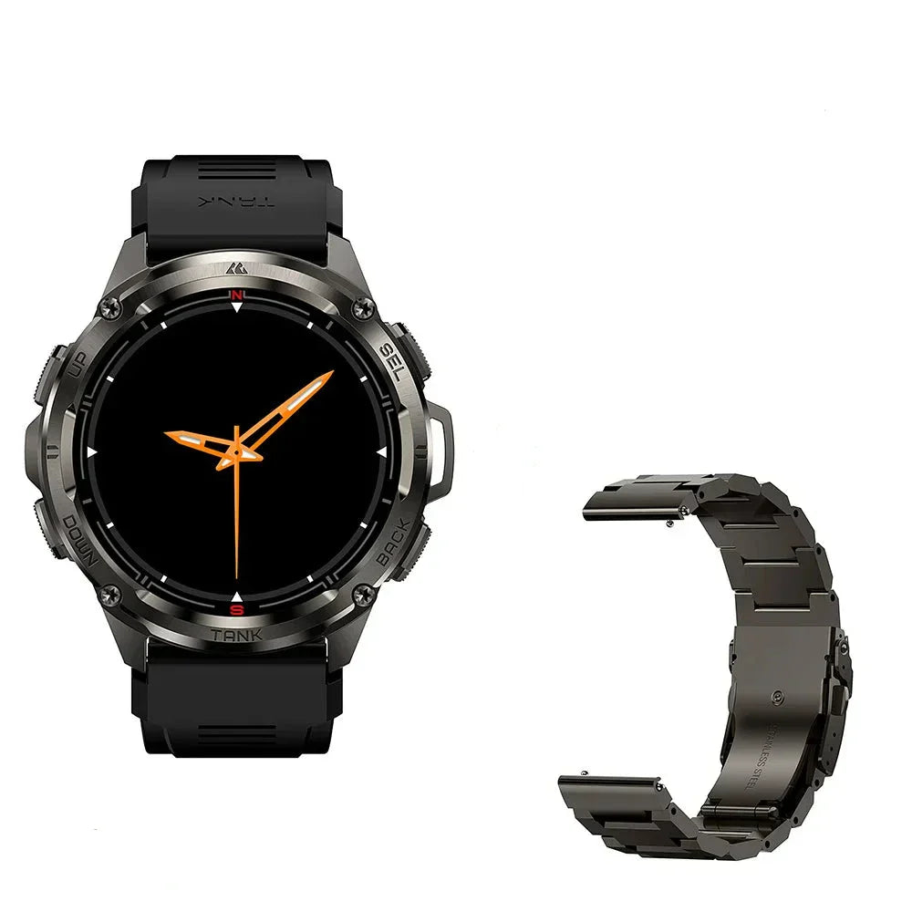 NNEOBA Ultra GPS Smart Watch  – 470mAh Digital Fitness Tracker with Bluetooth-0