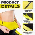 Slimming Belt | Waist Trainer Belt | Tummy Control & Weight Loss Belt | Sweat & Body Shaping Belt Neoprene Waist Slimming Belt | Adjustable Double-Layer Compression | Breathable Slim Fit Design