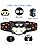 LHKNL Headlamp Flashlight, Lumen Ultra-Light Bright LED Rechargeable Headlight with White Red Light, 2-Pack Waterproof Motion Sensor Head Lamp,8 Modes for Outdoor Camping Running Hiking Fishing