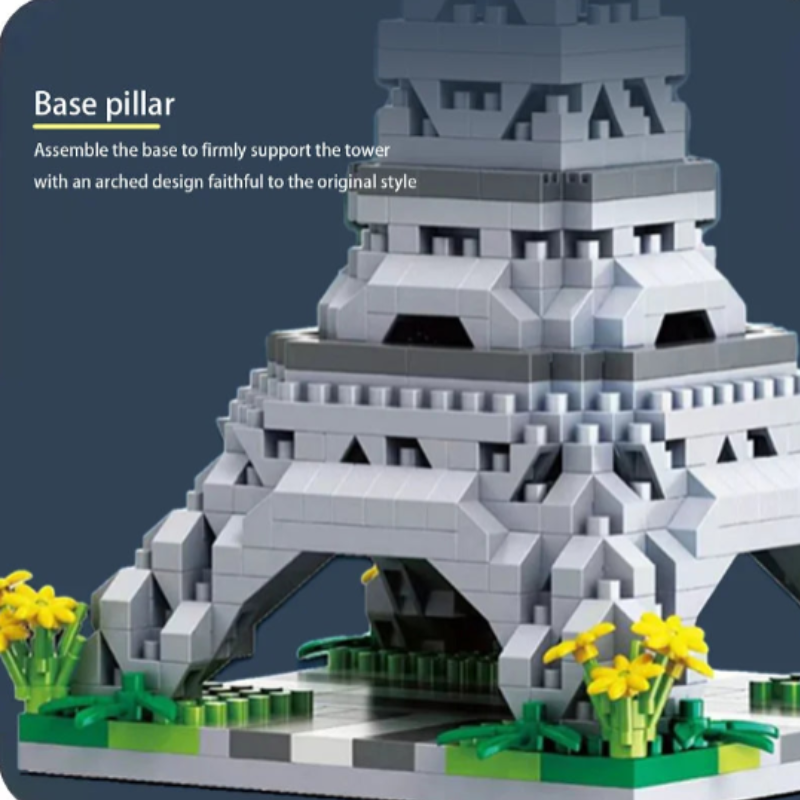 Micro Brick City Tower Puzzle for Kids and Adults-1